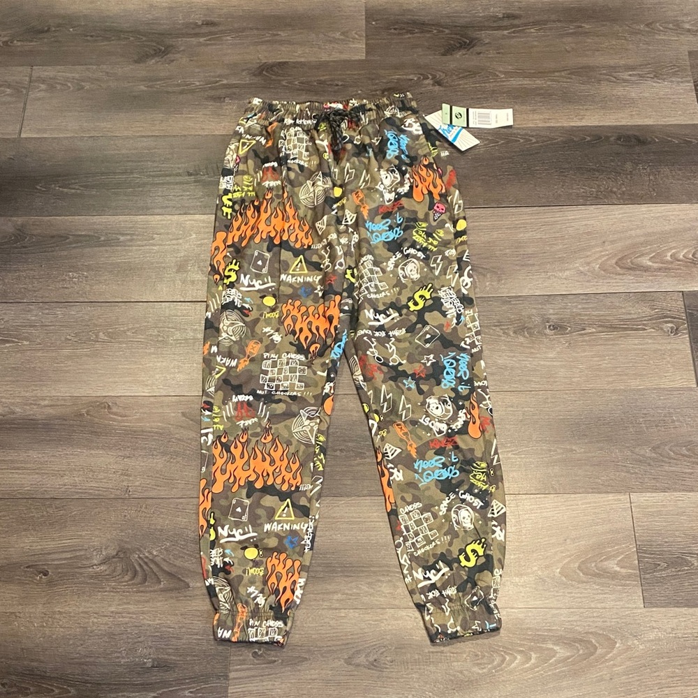 Graphic Jogger Pants - Multicolor Size Small NWT